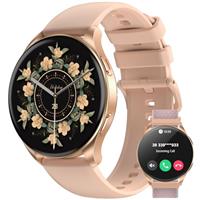 Military Smart Watch for Men(Answer/Make Calls), 1.39" HD Outdoor Smartwatch with Heart Rate/SpO2/ Sleep Monitor, 100+ Sports Modes Fitness Watch, IP68 Waterproof Step Counter Tracker for iOS Android