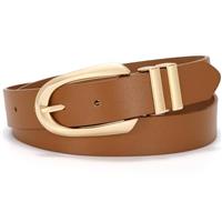 VONMELLI Men's Belts, Adjustable Work Dress Leather Belt for