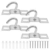 4pcs Ceiling Hooks, Wall Mount Plant Hanger Indoor Hanging H