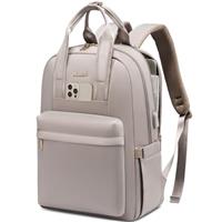 LOVEVOOK Laptop Backpack Women, Waterproof Rucksack Bag with USB Port, Large Womens Laptop Bags Back Pack for School College Teacher Work Travel