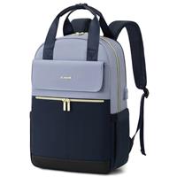LOVEVOOK Laptop Backpack Women, Waterproof Rucksack Bag with USB Port, Stylish Computer Bags Ladies Back pack for School Work Travel