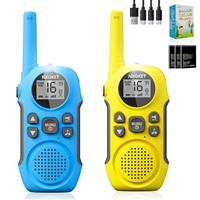 Walkie Talkies for Adults Kids Long Range,NXGKET Rechargeable Walky Talky Radio with Built-In Batteries,Kids Toys for 3-12 Years Old,VOX 16 Channels Usb Type-C Cable For Outdoor Camping Hiking