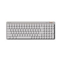LOFREE Flow Lite100 Keys Low Profile Mechanical Keyboard, Swappable Rechargeable Wireless Keyboard with 2.4G Receiver, Bluetooth and Wired Connection for Windows,Mac/Linear Switches US-Layout