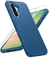FNTCASE for Samsung Galaxy A16-4G/5G Case: Dual Layer Protective Heavy Duty Cell Phone Cover with Non Slip Textured Back - Shockproof Rugged Military Grade Drop Protection Bumper Tough (Mint Green)