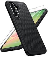FNTCASE for Samsung Galaxy A16-4G/5G Case: Dual Layer Protective Heavy Duty Cell Phone Cover with Non Slip Textured Back - Shockproof Rugged Military Grade Drop Protection Bumper Tough (Mint Green)
