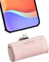 Kuulaa Small Portable Charger iPhone with Built-in Cable 4500mAh