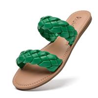 Ruiee Women's Flat Slides Sandals,Flip Flop Thong Summer Coo