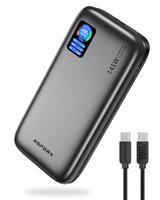 ASPERX 24000mAh 145W Power Bank Fast Charging, Laptop Portable Charger with Smart Digital Display, 3-Port Battery Pack for MacBook Pro/Air, iPhone 16/15, Galaxy S24, Dell, HP, iPad, AirPods, etc.