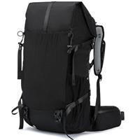POWER KING 40L Expandable TO 50L Hiking Backpack,Upgraded X-PAC Scratch-proof Lightweight Large Rucksack for Mens Women, Outdoor Roll Top Camping Packsack, Fit for 15.6'' Laptop