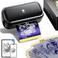 Phomemo TP31 Tattoo Printer, Bluetooth Thermal Tattoo Stencil Printer Machine Compatible with Smartphone & Tablet, DIY Temporary Tattoos with 30 pcs Tattoo Transfer Consumables