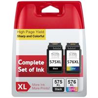 INKYEAH PG-575 / CL-576 XL Ink Cartridges Replacement for Canon 575 576 Genuine Ink Cartridges, PG-575XL CL-576XL, Printer Ink 575 576 XL for Pixma TS3550i TS3551i TS3750i TR4750i TR4751i