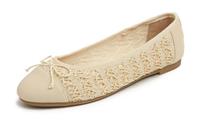 Feversole Women's Round Toe Cute Bow Trim Ballet Flats Dolly