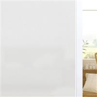 Warmiehomy White Frosted Window Film Privacy for Glass Windows,76x400cm Static Cling Frosting Window Films Anti-UV for Office Bathroom Home