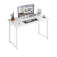 Grandder Computer Desk, Small Home Office Desk Study Writing Kid Table for Small Spaces, Simple PC Gaming Desk, Adjustable Feet