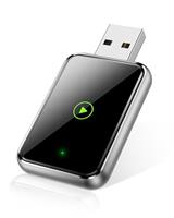 TKHIN CarPlay Wireless Adapter for iPhone - Effortlessly Convert Wired to Wireless CarPlay, Plug-and-Play Setup, Broad Compatibility with iPhones Running iOS 12+ (Only for iPhone)