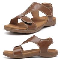 TETSUO Womens Orthopedic Arch Support Sandals Comfortable Summer Dressy Flat Sandals Casual Walking Shoes