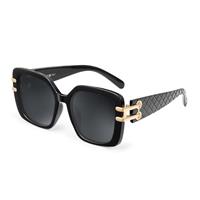 JM Vintage Oversized Square Polarized Sunglasses for WomenRetro Luxury Big Large Sun Glasses UV400