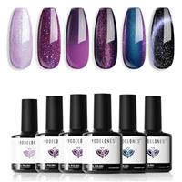 Modelones Gel Nail Polish Set, 6 Colors Gel Polish Kit