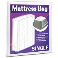 Mattress Bag for Moving and Storage, 5 Mil Heavy Duty Bed Mattress Cover, Mattress Protector Super Thick and Tear Resistant