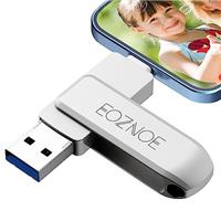 EOZNOE iPhone Flash Drive, Photo Stick for iPhone Memory Stick Save Photos and Videos,USB Flash Drive for iPhone Compatible with OTG Andriod Pad Mac Tablet and PC