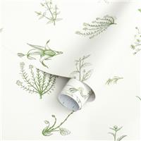 Fiula Self Adhesive Wallpaper Leaves Peel and Stick Wallpaper Botanical Floral Vinyl Wrap for Furniture Removable Waterproof Sticky Back Wallpaper for Cabinet Wall Bedroom