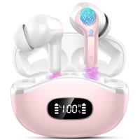 Wireless Earbuds, Bluetooth 5.4 Headphones NEW Wireless Headphones with 4 ENC Mic, 56H Bluetooth Earphones in Ear Noise Cancelling Deep Bass, Mini Ear Buds Bluetooth Earbuds IP7 Waterproof LED Display