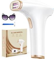Haarlosy IPL Laser Hair Removal, 3-in-1, Faster, Painless and Salon Quality Results at Home, Hair Removal Device for Women and Men, Long Lasting Smoothness on Face, Bikini Line and Body, Gold