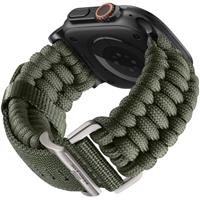 Bandletic Compatible with Apple Watch Ultra 2 Straps - Paracord Nylon Strap 49mm 45mm 46mm 44mm for iWatch Series Ultra SE 10 9 8 7 6 5 4, 42mm (3 2 1) Sport Watch Bands for Men Women