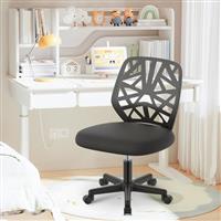 naspaluro Desk Office Chair Ergonomic Chair with Flip-up Armrests Mid-Back Computer Chair with 3D Lumbar Support Mesh Chair for Home Office-Gray