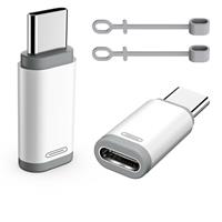 TiMOVO Lightning Female to USB C Male Adapter, 4 Pack USB C to Lightning Adapter Supports Charging & Data Sync with Anti-Lost Loop for iPhone 15/16 Pro Max Plus, iPad Pro/Air, Not for Audio/OTG