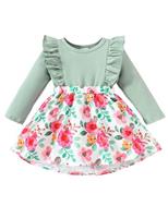 puseky Baby Girl Clothes Toddler Spring Fall Outfit Long Sle