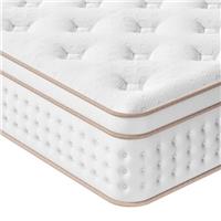 Vesgantti Pocket Sprung Mattress with Memory Foam Top, Medium Firm Hybrid Mattress for All Sleepers