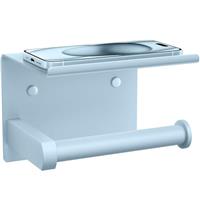 Tindbea Mega Size Toilet Paper Holder with Phone Shelf+ Towel Robe Hooks