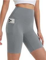 baleaf Women's Cycling Shorts High Waisted 3"/5"/8" Running Shorts Gym Yoga Short with Pockets