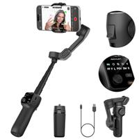AOCHUAN Smartphone Gimbal Stabilizer for iPhone w/Extenndable Buolt-in Rod Smart V8