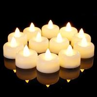 AMAGIC 12/24/50/100 Pack Flameless LED Tea Lights Candles Battery Operated, Electric Fake Tealight for Votive, Halloween, Christmas, Home Decor