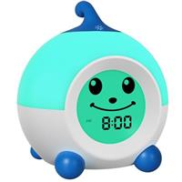 ICODE Teach Me Time Kids Alarm Clock, Children's Sleep Trainer with Emoji,Toddler Sleep Aid Night Light with Auto-Off Timer,Perfect for 2-9 Years Old Younger Children