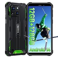 OUKITEL WP32 Rugged Phone - 12GB RAM+128GB ROM Rugged Smartphone Android 14, 6 Inches 6300mAh IP68/IP69K Waterproof Mobile Phones Dual SIM 4G, 20MP+5MP Camera,OTG,NFC,GPS, Green