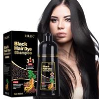 GFEUGS Hair Dye Shampoo, Hair Colour Shampoo 3 in 1 for Grey Hair Beard Coverage - Instant Hair Color Shampoo for Women Men Natural - Long Lasting - Hair Dye Coloring in Minutes