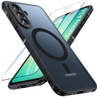 OWKEY Magnetic for iPhone 11 Case, [Compatible with MagSafe & Military-Grade Protection] with Screen Protector, Anti-Yellowing Shockproof Protective Phone Case for iPhone 11 6.1 Inch