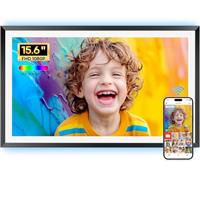 Frameo 10.1 Inch WiFi Digital Picture Frame, Built in 32GB Memory with HD 1280 * 800 IPS Touch Screen Display Digital Photo Frame, Auto Rotate, Easy Share Photos or Videos via Frameo APP