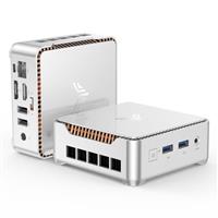 NiPoGi E2 Mini PC Twin Lake-N N150(up to 3.6GHz) 16GB DDR4 1TB M.2 SSD Mini PC Windows 11 Pro Mini Computer,4K@60Hz Dual Display, HDMI 2.0, DP, Dual WiFi, VESA Mount Small PC for Home/Business/School