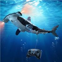 fygurso Remote Control Shark Toys High Simulation, Summer Water Toys for Kids, for Boys Ages 6+, Party Fun Games for Pool & Bath (Blue)