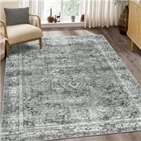 Cekene Oriental Area Rugs for Living Room Non Slip Non-shedding Bedroom Rugs Washable Entryway Rug Mat