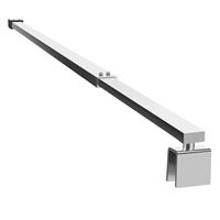 SVNR Adjustable Stainless Steel Telescopic Shower Screen Support Bar, 700mm-1200mm, 8-10mm Glass Thickness