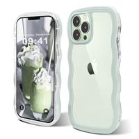 ORDA Candy Color Border Transparent Case Wave Edge