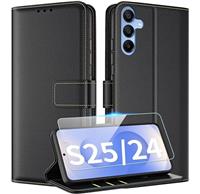 TQIAHF for Samsung Galaxy S25 5G / S24 5G Case Leather Wallet Cover