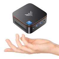 NiPoGi Mini PC Twin Lake-N N150(Beat N100/N95, Up to 3.6GHz), Mini PC Windows 11 Pro 16 GB RAM 1TB M.2 SSD, Mini Computer 4K UHD Dual Display/WiFi/BT, Mini Desktop PC for Business, School, Office