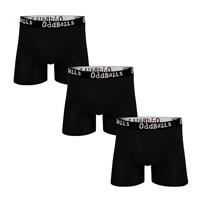 OddBalls Mens Bamboo Boxer Shorts, 3 Pack Anti Chafing Breathable Moisture Wicking Underwear, Elastic Waistband, No Itchy Labels Boxers Multipack