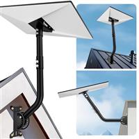Starlink Gen 3 Mount, Adjustable Starlink Mounting Kit Compatible with Starlink V3 Standard Dish, Starlink Pole Mount+Starlink Gen 3 Pipe Adapter